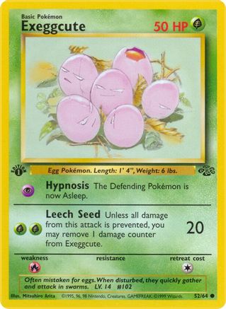 Image of Exeggcute (52/64) [Jungle 1st Edition]