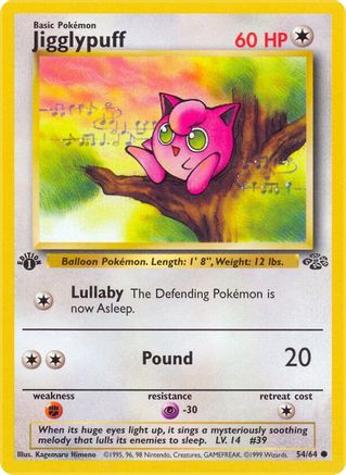 Image of Jigglypuff (54/64) [Jungle 1st Edition]
