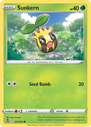Image of Sunkern (005/195) [Sword & Shield: Silver Tempest]