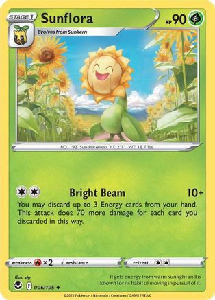 Image of Sunflora (006/195) [Sword & Shield: Silver Tempest]