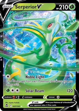 Image of Serperior V (007/195) [Sword & Shield: Silver Tempest]