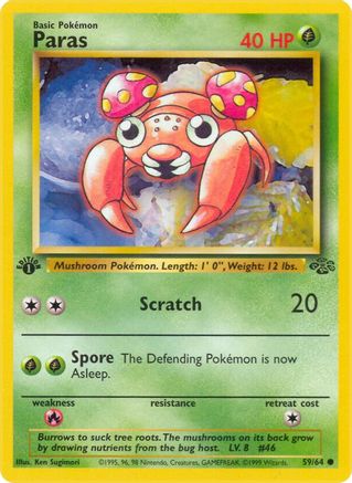 Image of Paras (59/64) [Jungle 1st Edition]