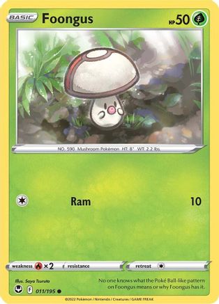 Image of Foongus (011/195) [Sword & Shield: Silver Tempest]