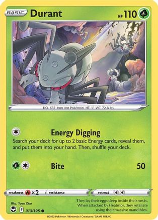 Image of Durant (013/195) [Sword & Shield: Silver Tempest]