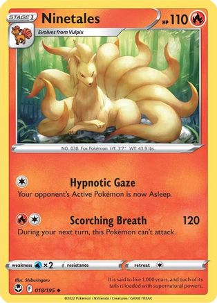 Image of Ninetales (018/195) [Sword & Shield: Silver Tempest]