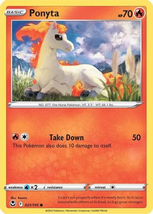 Image of Ponyta (021/195) [Sword & Shield: Silver Tempest]