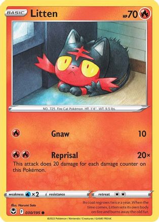 Image of Litten (030/195) [Sword & Shield: Silver Tempest]