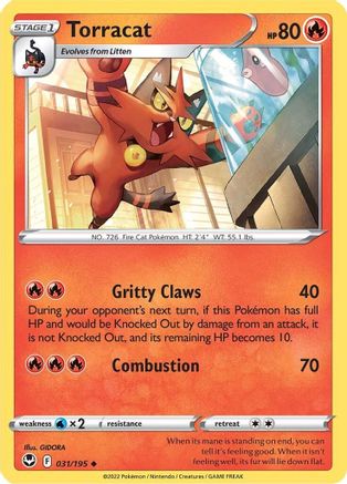 Image of Torracat (031/195) [Sword & Shield: Silver Tempest]