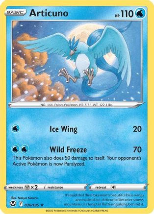 Image of Articuno (036/195) [Sword & Shield: Silver Tempest]