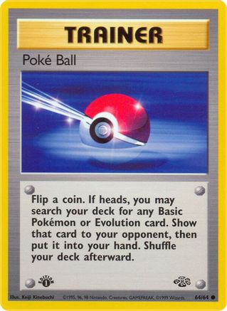 Image of Poke Ball (64/64) [Jungle 1st Edition]