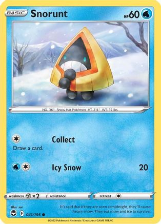 Image of Snorunt (041/195) [Sword & Shield: Silver Tempest]