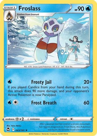 Image of Froslass (043/195) [Sword & Shield: Silver Tempest]