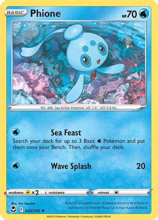 Image of Phione (045/195) [Sword & Shield: Silver Tempest]
