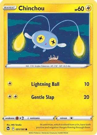 Image of Chinchou (051/195) [Sword & Shield: Silver Tempest]