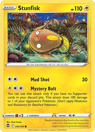 Image of Stunfisk (055/195) [Sword & Shield: Silver Tempest]