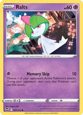 Image of Ralts (067/195) [Sword & Shield: Silver Tempest]