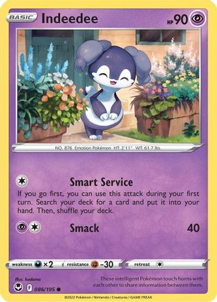 Image of Indeedee (086/195) [Sword & Shield: Silver Tempest]