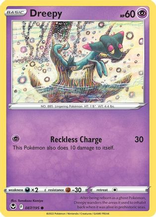 Image of Dreepy (087/195) [Sword & Shield: Silver Tempest]