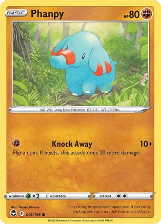 Image of Phanpy (091/195) [Sword & Shield: Silver Tempest]
