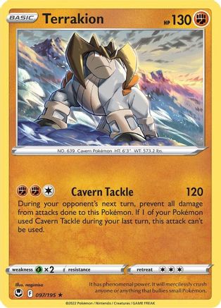 Image of Terrakion (097/195) [Sword & Shield: Silver Tempest]
