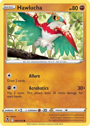 Image of Hawlucha (098/195) [Sword & Shield: Silver Tempest]