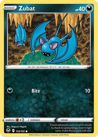 Image of Zubat (103/195) [Sword & Shield: Silver Tempest]