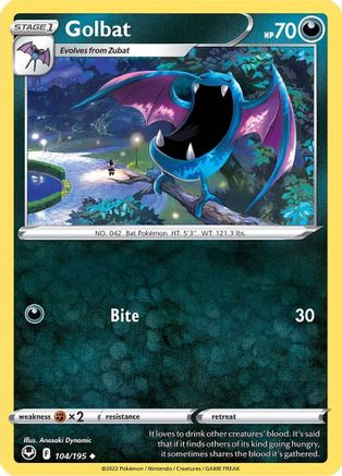 Image of Golbat (104/195) [Sword & Shield: Silver Tempest]