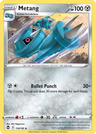 Image of Metang (118/195) [Sword & Shield: Silver Tempest]