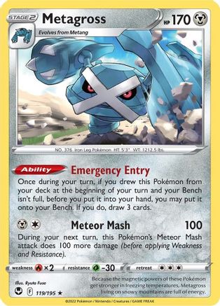 Image of Metagross (119/195) [Sword & Shield: Silver Tempest]