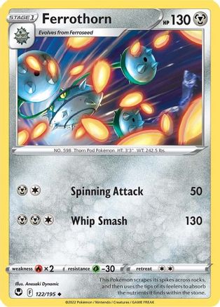 Image of Ferrothorn (122/195) [Sword & Shield: Silver Tempest]