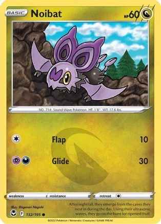 Image of Noibat (132/195) [Sword & Shield: Silver Tempest]