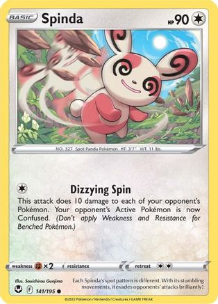 Image of Spinda (141/195) [Sword & Shield: Silver Tempest]