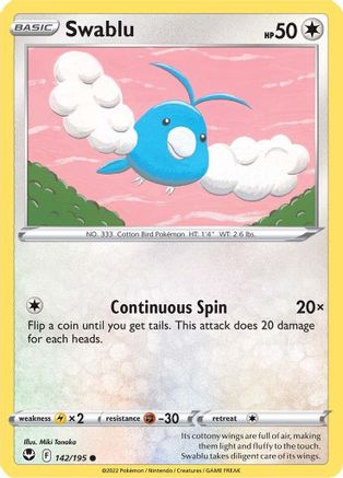 Image of Swablu (142/195) [Sword & Shield: Silver Tempest]