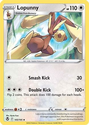 Image of Lopunny (145/195) [Sword & Shield: Silver Tempest]