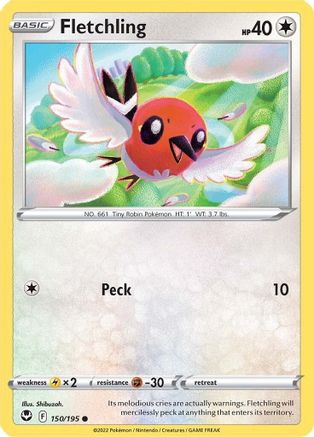Image of Fletchling (150/195) [Sword & Shield: Silver Tempest]