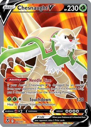 Image of Chesnaught V (171/195) [Sword & Shield: Silver Tempest]