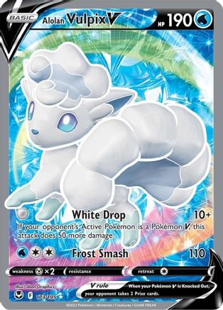 Image of Alolan Vulpix V (173/195) [Sword & Shield: Silver Tempest]