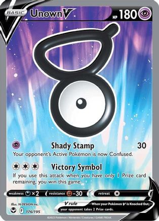 Image of Unown V (176/195) [Sword & Shield: Silver Tempest]