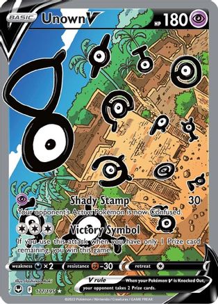 Image of Unown V (177/195) [Sword & Shield: Silver Tempest]