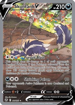 Image of Skuntank V (181/195) [Sword & Shield: Silver Tempest]