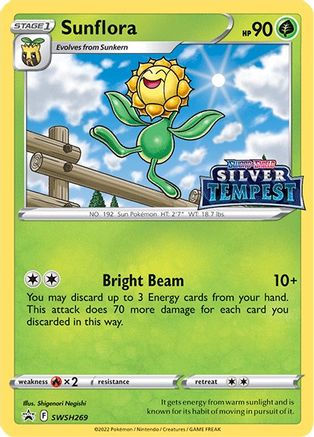 Image of Sunflora (SWSH269) (Prerelease) [Sword & Shield: Black Star Promos]