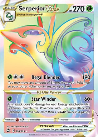 Image of Serperior VSTAR (196/195) [Sword & Shield: Silver Tempest]