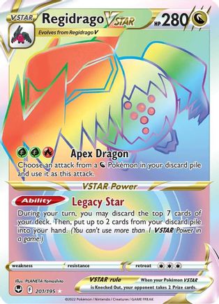 Image of Regidrago VSTAR (201/195) [Sword & Shield: Silver Tempest]