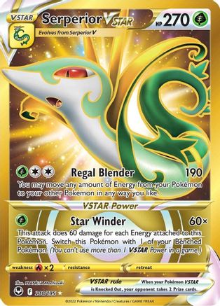 Image of Serperior VSTAR (210/195) [Sword & Shield: Silver Tempest]