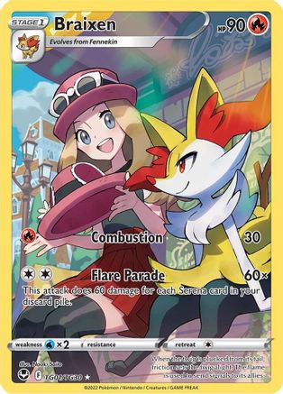 Image of Braixen (TG01/TG30) [Sword & Shield: Silver Tempest]