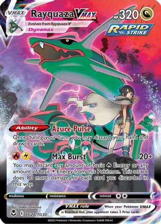 Image of Rayquaza VMAX (TG20/TG30) [Sword & Shield: Silver Tempest]