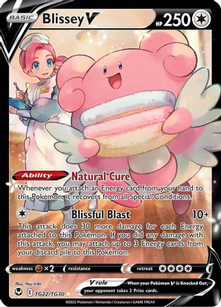 Image of Blissey V (TG22/TG30) [Sword & Shield: Silver Tempest]
