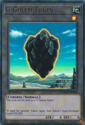 Image of G Golem Token [MAMA-EN103] Ultra Rare