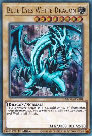 Image of Blue-Eyes White Dragon [MAMA-EN104] Ultra Pharaoh's Rare