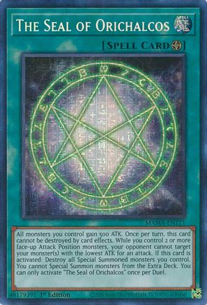 Image of The Seal of Orichalcos [MAMA-EN111] Ultra Pharaoh's Rare